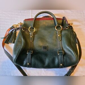 Vintage Green Dooney & Burke Satchel